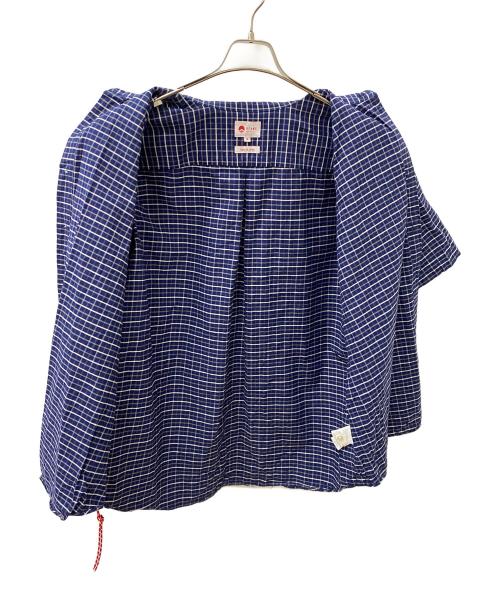 BEAMS（ビームス）BEAMS (ビームス) オリジナル タッターソールチェックシャツ ネイビー×ホワイト サイズ:Mの古着・服飾アイテム