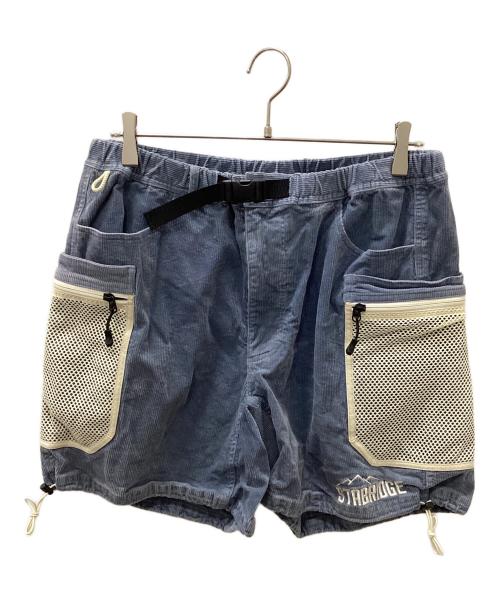 GRIP SWANY（グリップスワニー）GRIP SWANY (グリップスワニー) STABRIDGE (スタブリッジ) コーデュロイハーフパンツ スカイブルー サイズ:Mの古着・服飾アイテム