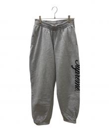 SUPREME（シュプリーム）の古着「Raised Script Sweatpants」｜グレー