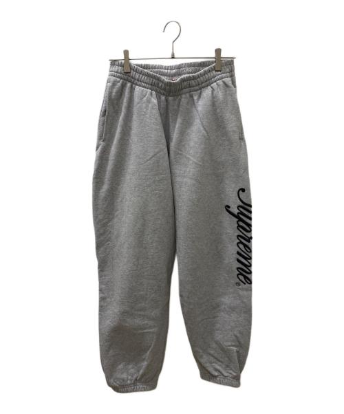 SUPREME（シュプリーム）SUPREME (シュプリーム) Raised Script Sweatpants グレー サイズ:Sの古着・服飾アイテム