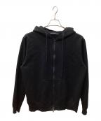 SOPHNET.ソフネット）の古着「STAR ELBOW PATCHED ZIP UP SWEAT」｜ブラック