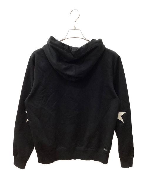 SOPHNET.（ソフネット）SOPHNET. (ソフネット) STAR ELBOW PATCHED ZIP UP SWEAT ブラック サイズ:Sの古着・服飾アイテム