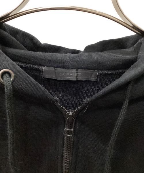 SOPHNET.（ソフネット）SOPHNET. (ソフネット) STAR ELBOW PATCHED ZIP UP SWEAT ブラック サイズ:Sの古着・服飾アイテム