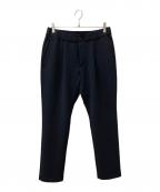 ATTACHMENTアタッチメント）の古着「PE STRETCH DOUBLE CLOTH REGULAR FIT EASY TROUSERS」｜ブラック
