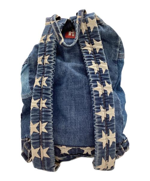 Hysteric Glamour（ヒステリックグラマー）Hysteric Glamour (ヒステリックグラマー) 90-00's 星柄デニムワッペンミニリュック インディゴの古着・服飾アイテム