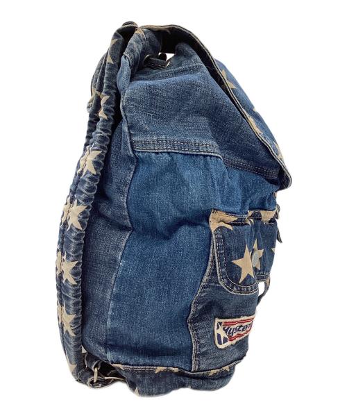 Hysteric Glamour（ヒステリックグラマー）Hysteric Glamour (ヒステリックグラマー) 90-00's 星柄デニムワッペンミニリュック インディゴの古着・服飾アイテム