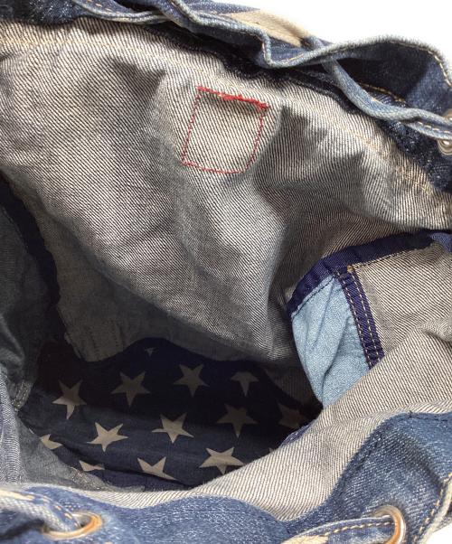 Hysteric Glamour（ヒステリックグラマー）Hysteric Glamour (ヒステリックグラマー) 90-00's 星柄デニムワッペンミニリュック インディゴの古着・服飾アイテム
