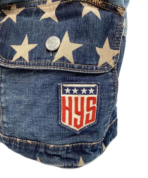 Hysteric Glamour（ヒステリックグラマー）Hysteric Glamour (ヒステリックグラマー) 90-00's 星柄デニムワッペンミニリュック インディゴの古着・服飾アイテム