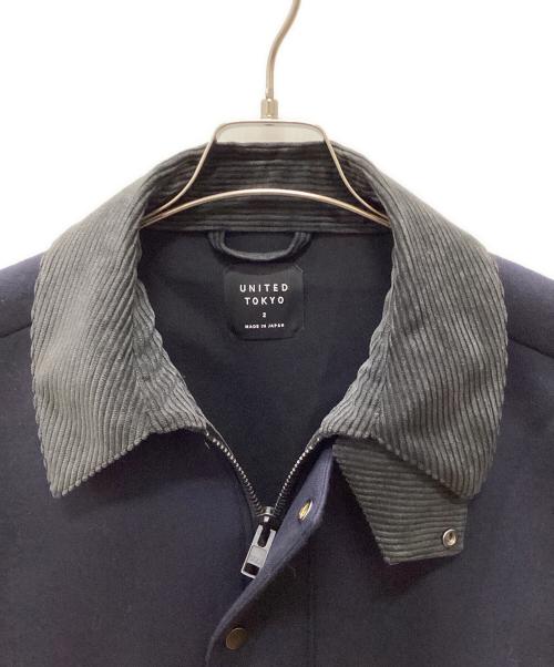 UNITED TOKYO（ユナイテッドトーキョー）UNITED TOKYO (ユナイテッドトーキョー) サクソニアブルゾン ネイビー サイズ:2の古着・服飾アイテム