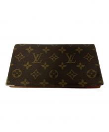 LOUIS VUITTON（ルイ ヴィトン）の古着「2つ折り財布」｜ブラウン