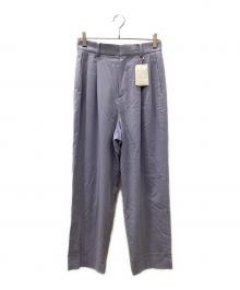 UNITED ARROWS TOKYO（ユナイテッドアローズトウキョウ）の古着「2タック テーパードパンツ」｜ラベンダー