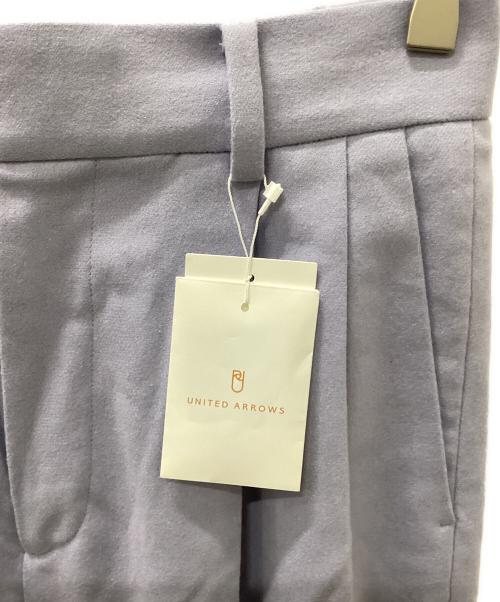 UNITED ARROWS TOKYO（ユナイテッドアローズトウキョウ）UNITED ARROWS TOKYO (ユナイテッドアローズトウキョウ) 2タック テーパードパンツ ラベンダー サイズ:40の古着・服飾アイテム