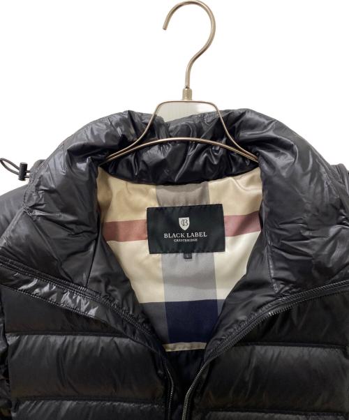 BLACK LABEL CRESTBRIDGE（ブラックレーベル クレストブリッジ）BLACK LABEL CRESTBRIDGE (ブラックレーベル クレストブリッジ) ダウンジャケット ブラック サイズ:Lの古着・服飾アイテム