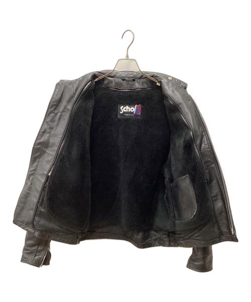 Schott（ショット）Schott (ショット) 141ライダースジャケット ブラック サイズ:42の古着・服飾アイテム