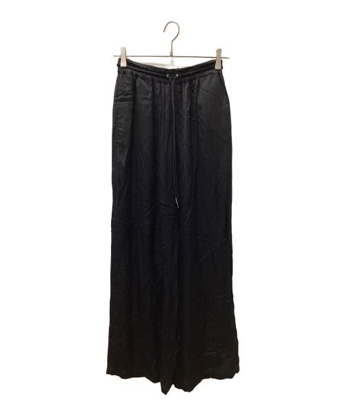 JOSE MOON（ジョゼムーン）JOSE MOON (ジョゼムーン) SOFT SATIN EASY PANTS ブラック サイズ:Fの古着・服飾アイテム