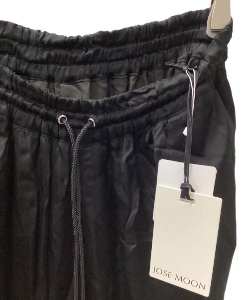 JOSE MOON（ジョゼムーン）JOSE MOON (ジョゼムーン) SOFT SATIN EASY PANTS ブラック サイズ:Fの古着・服飾アイテム
