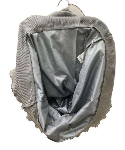 LE CIEL BLEU（ルシェルブルー）LE CIEL BLEU (ルシェルブルー) Pleated Hem Skirt グレー サイズ:36の古着・服飾アイテム