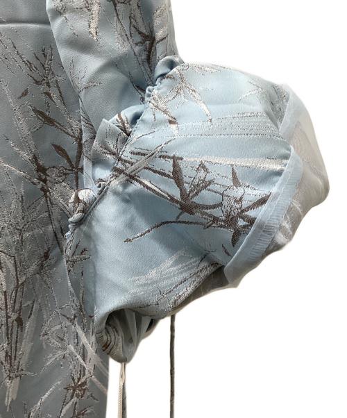 FRAY ID（フレイ アイディー）FRAY ID (フレイ アイディー) フラワージャガードワンピース ブルー サイズ:1の古着・服飾アイテム