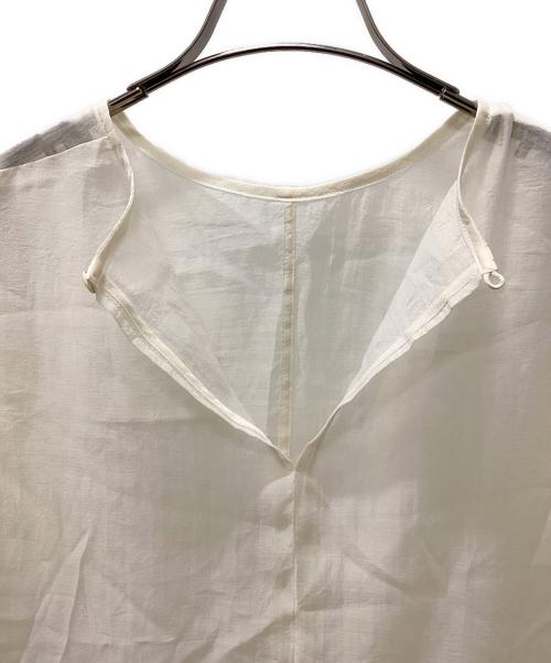 ELENDEEK（エレンディーク）ELENDEEK (エレンディーク) シアーレイヤードカットワンピース アイボリー サイズ:02の古着・服飾アイテム