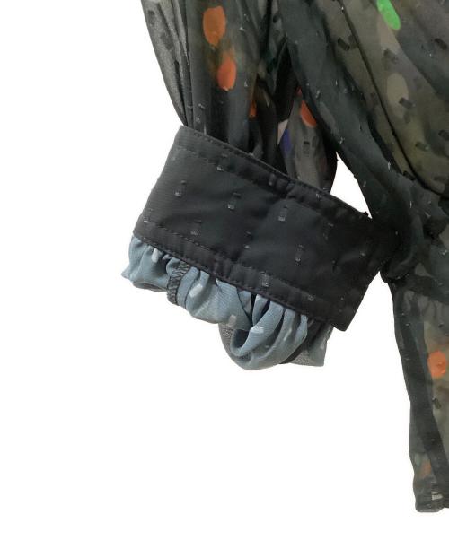 Ameri（アメリ）Ameri (アメリ) MEDI DECALCOMANIA CHIFFON BLOUSE ブラック サイズ:Fの古着・服飾アイテム