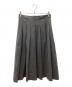 LONSLAN（ロンスラン）の古着「フロントプリーツスカート」｜グレー