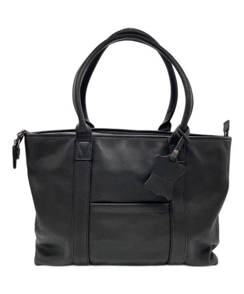 St Michael（セントミカエル）St Michael (セントミカエル) ACE (エース) レザートートバッグ ブラックの古着・服飾アイテム