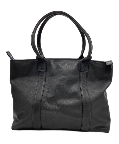 St Michael（セントミカエル）St Michael (セントミカエル) ACE (エース) レザートートバッグ ブラックの古着・服飾アイテム