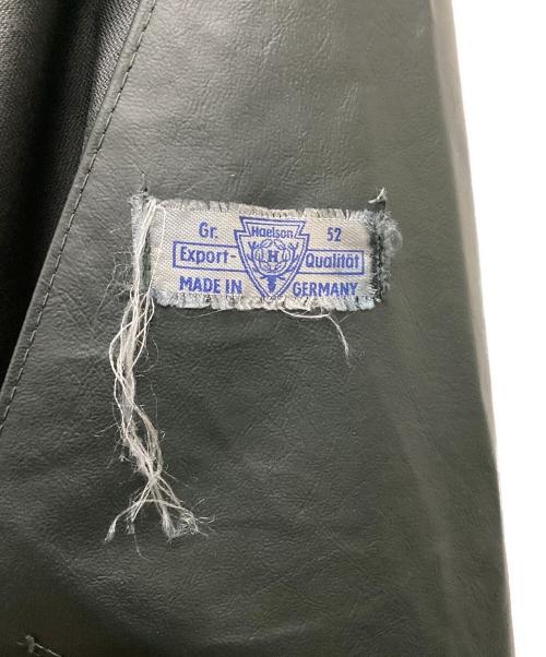 Haelson（ハエルソン）Haelson (ハエルソン) ヴィンテージロングレザーコート ブラック サイズ:52の古着・服飾アイテム