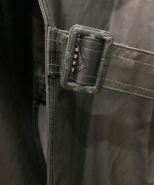 Haelson（ハエルソン）Haelson (ハエルソン) ヴィンテージロングレザーコート ブラック サイズ:52の古着・服飾アイテム