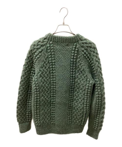 INVERALLAN（インバーアラン）INVERALLAN (インバーアラン) 4A GOLFER CARDIGAN グリーン サイズ:表記無しの古着・服飾アイテム