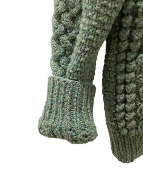 INVERALLAN（インバーアラン）INVERALLAN (インバーアラン) 4A GOLFER CARDIGAN グリーン サイズ:表記無しの古着・服飾アイテム