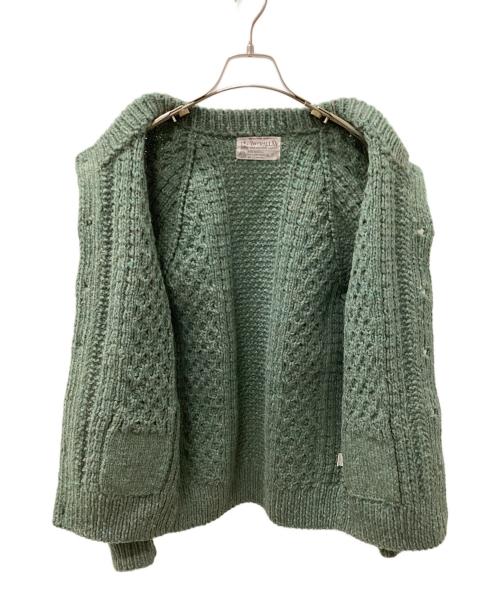 INVERALLAN（インバーアラン）INVERALLAN (インバーアラン) 4A GOLFER CARDIGAN グリーン サイズ:表記無しの古着・服飾アイテム