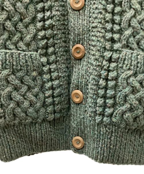 INVERALLAN（インバーアラン）INVERALLAN (インバーアラン) 4A GOLFER CARDIGAN グリーン サイズ:表記無しの古着・服飾アイテム