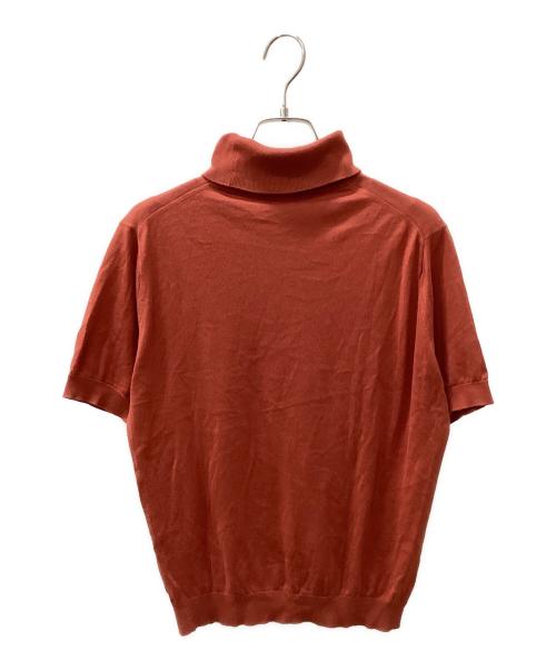 JOHN SMEDLEY（ジョンスメドレー）JOHN SMEDLEY (ジョンスメドレー) モックネックニット オレンジ サイズ:Mの古着・服飾アイテム