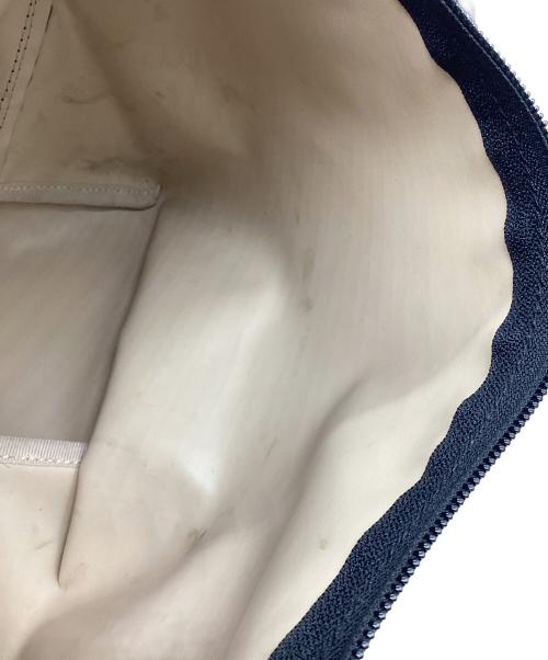 Herve Chapelier（エルベシャプリエ）Herve Chapelier (エルベシャプリエ) ナイロン舟型ショルダーバッグXS アイボリー×ブラックの古着・服飾アイテム