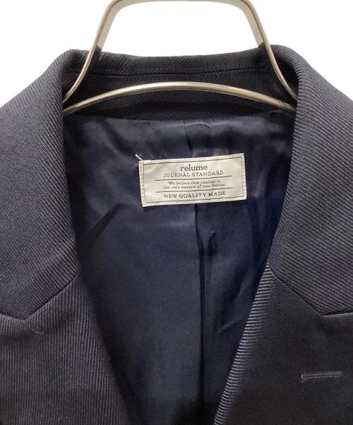 JOURNAL STANDARD relume（ジャーナルスタンダード レリューム）JOURNAL STANDARD relume (ジャーナルスタンダード レリューム) T/Wギャバネイビーブレザー ネイビー サイズ:38の古着・服飾アイテム