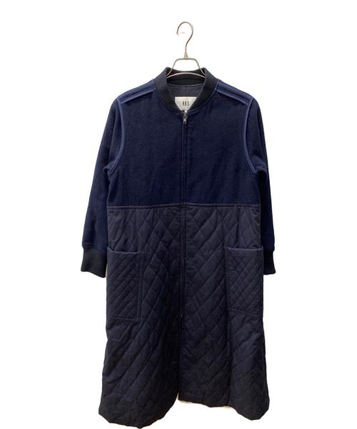 RAY BEAMS（レイ ビームス）RAY BEAMS (レイ ビームス) キルティングキリカエコート ネイビーの古着・服飾アイテム
