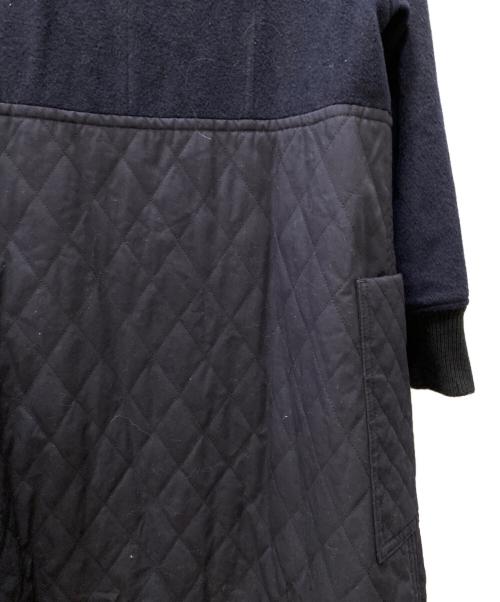 RAY BEAMS（レイ ビームス）RAY BEAMS (レイ ビームス) キルティングキリカエコート ネイビーの古着・服飾アイテム
