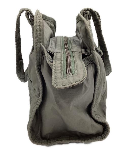 DIESEL（ディーゼル）DIESEL (ディーゼル) 00’s Metal Logo Handbag グリーンの古着・服飾アイテム