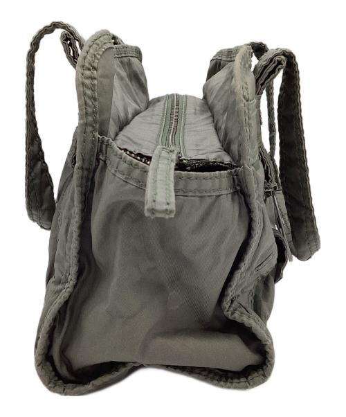 DIESEL（ディーゼル）DIESEL (ディーゼル) 00’s Metal Logo Handbag グリーンの古着・服飾アイテム