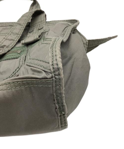 DIESEL（ディーゼル）DIESEL (ディーゼル) 00’s Metal Logo Handbag グリーンの古着・服飾アイテム