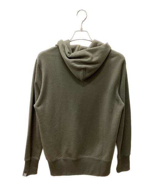 LOOPWHEELER（ループウィラー）LOOPWHEELER (ループウィラー) ジップパーカー オリーブ サイズ:MEDIUMの古着・服飾アイテム