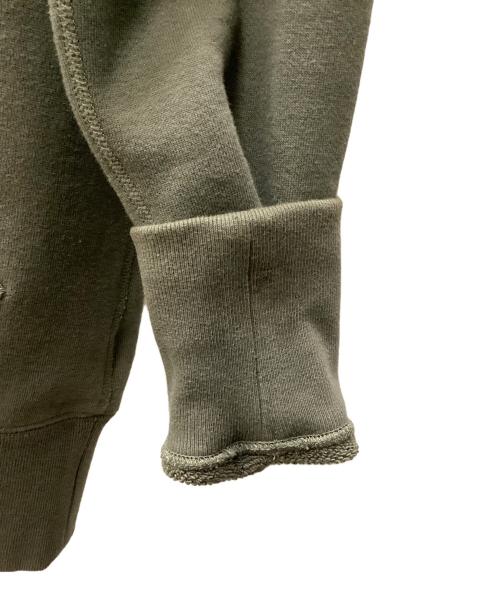 LOOPWHEELER（ループウィラー）LOOPWHEELER (ループウィラー) ジップパーカー オリーブ サイズ:MEDIUMの古着・服飾アイテム