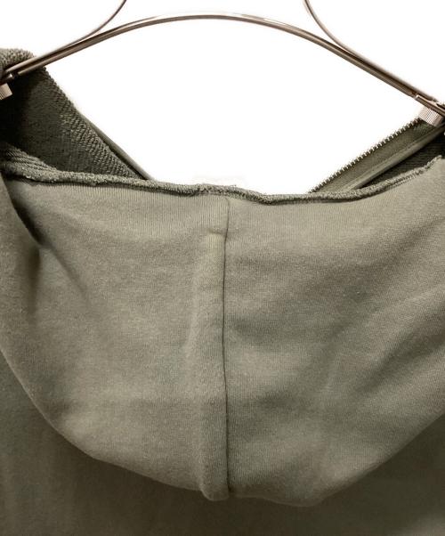 LOOPWHEELER（ループウィラー）LOOPWHEELER (ループウィラー) ジップパーカー オリーブ サイズ:MEDIUMの古着・服飾アイテム