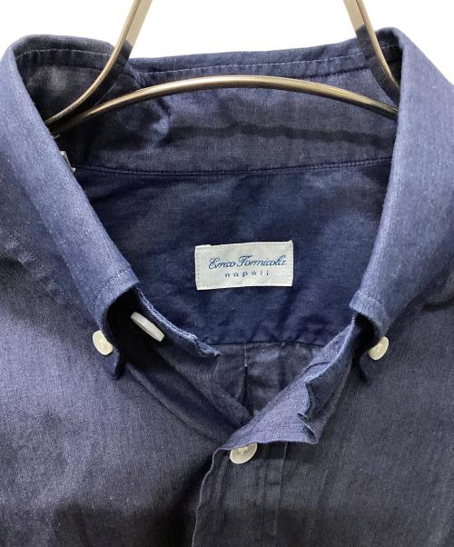 Errico Formicola（エリコフォルミコラ）Errico Formicola (エリコフォルミコラ) TOMORROW LAND (トゥモローランド) B.D SHIRTS インディゴ サイズ:Sの古着・服飾アイテム