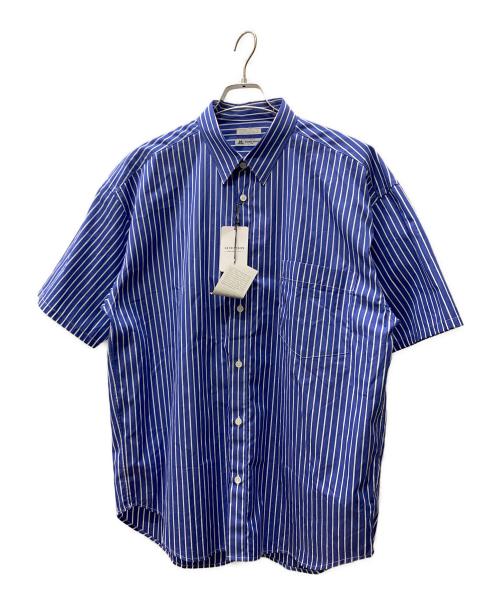 THOMAS MASON（トーマスメイソン）THOMAS MASON (トーマスメイソン) EDIFICE (エディフィス) 半袖シャツ ブルー サイズ:Mの古着・服飾アイテム