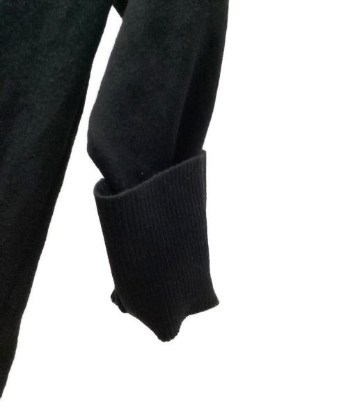 DIESEL（ディーゼル）DIESEL (ディーゼル) ダメージスクラッチ加工カーディガン ブラック×ホワイト サイズ:XSの古着・服飾アイテム