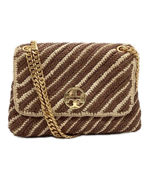 TORY BURCH（トリーバーチ）TORY BURCH (トリーバーチ) ショルダーバッグ ブラウンの古着・服飾アイテム