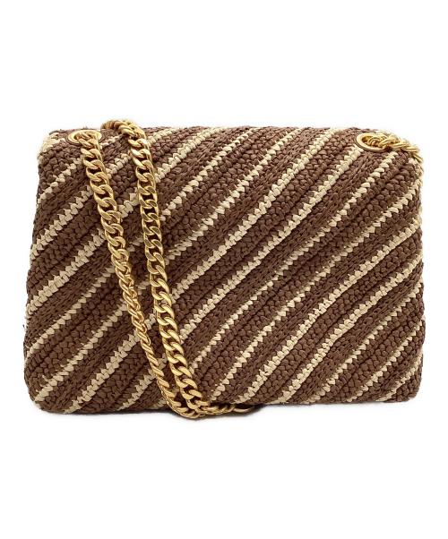 TORY BURCH（トリーバーチ）TORY BURCH (トリーバーチ) ショルダーバッグ ブラウンの古着・服飾アイテム