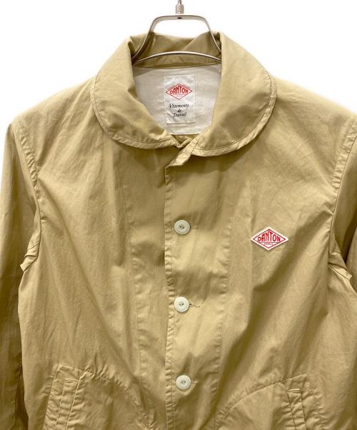 DANTON（ダントン）DANTON (ダントン) 丸襟ブルゾン ベージュ サイズ:Lの古着・服飾アイテム